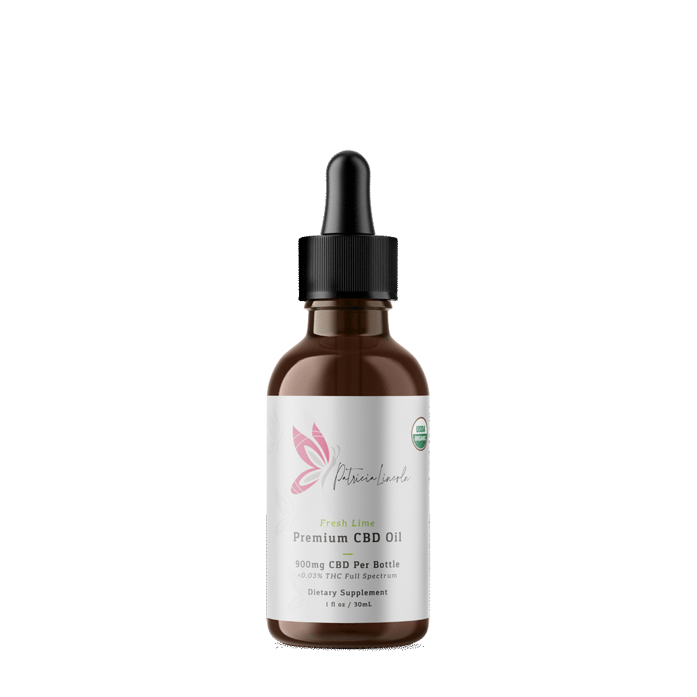 Fresh Lime CBD Tincture Full Spectrum 900 MG