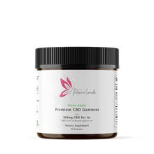Load image into Gallery viewer, Green Apple CBD Gummies 300 MG
