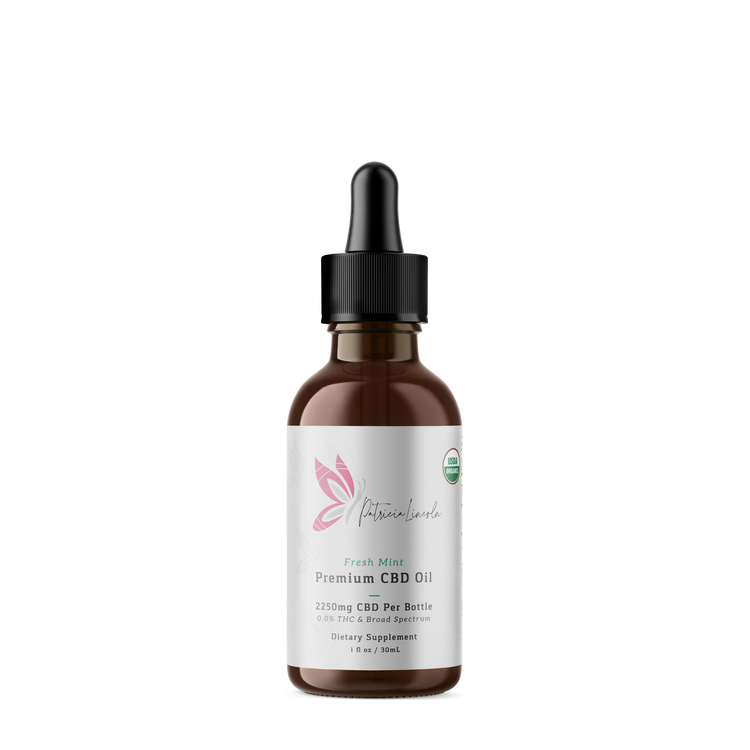 Fresh Mint Tincture CBD Broad Spectrum 2250 MG